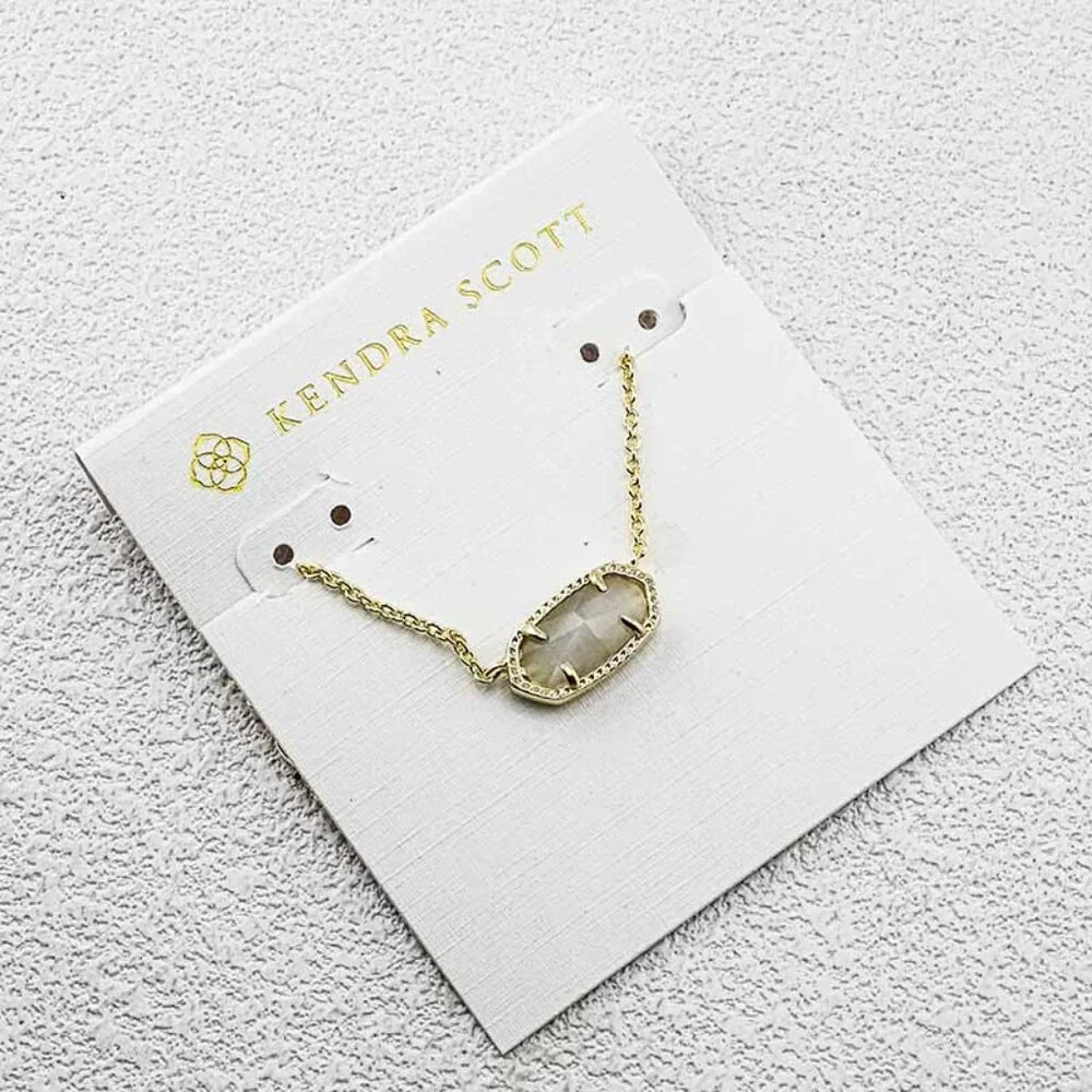 Kendra Scott Gray Cat��s Eye Necklace
